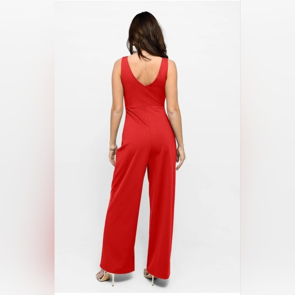 New red popilush shapewear jumpsuit - Picture 3 of 8